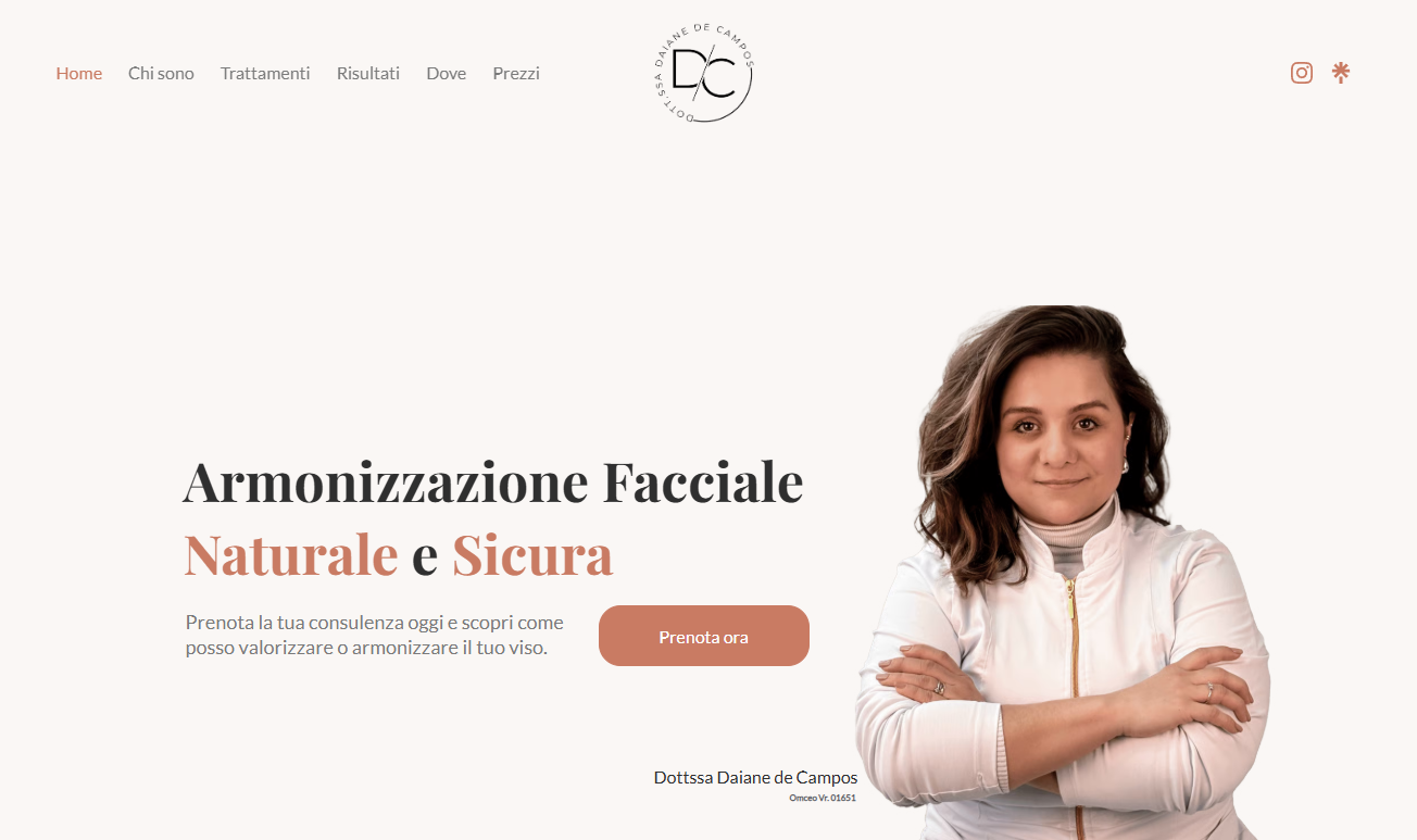 Sito web - Dottoressa Campos